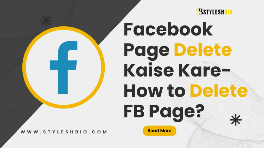 Facebook Page Delete Kaise Kare