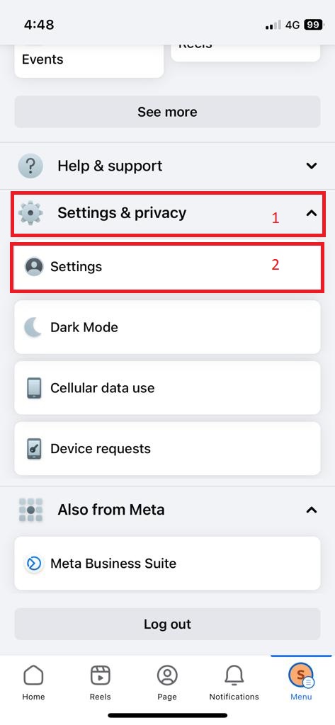 Facebook Page settings and Privacy